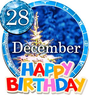 Birthday Horoscope December 28th Capricorn, Persanal Horoscope for Birthdate December