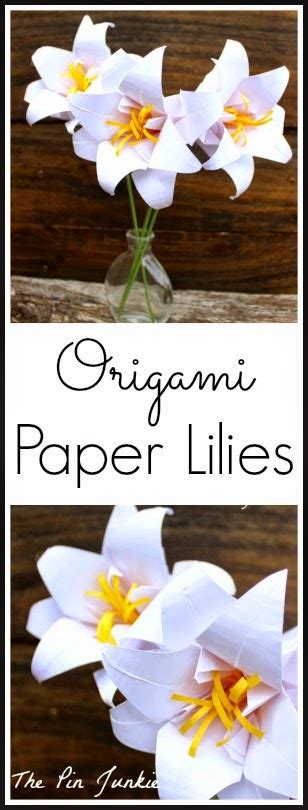 Origami Paper Lilies