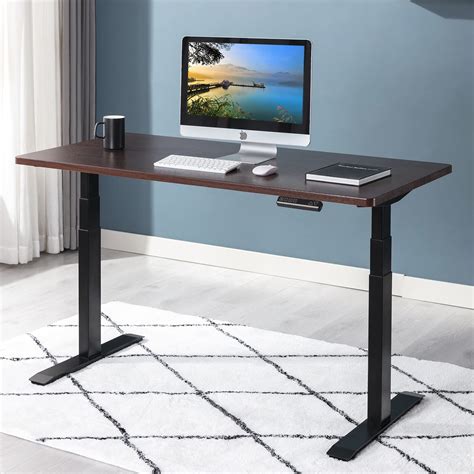 Buy SMAX Electric Standing Desk Dual Motor Adjustable Height Desk Seamless Desktop 3-Stage ...