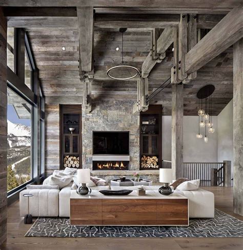 Summit Views House Interior in Big Sky, Montana