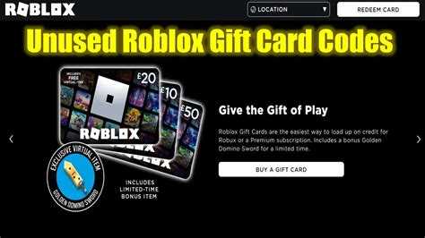 FREE Roblox Gift Card Codes 2023 Unused List (Updated, 58% OFF