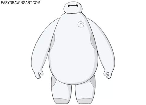 How To Draw Baymax Easy Drawing Art, 51% OFF