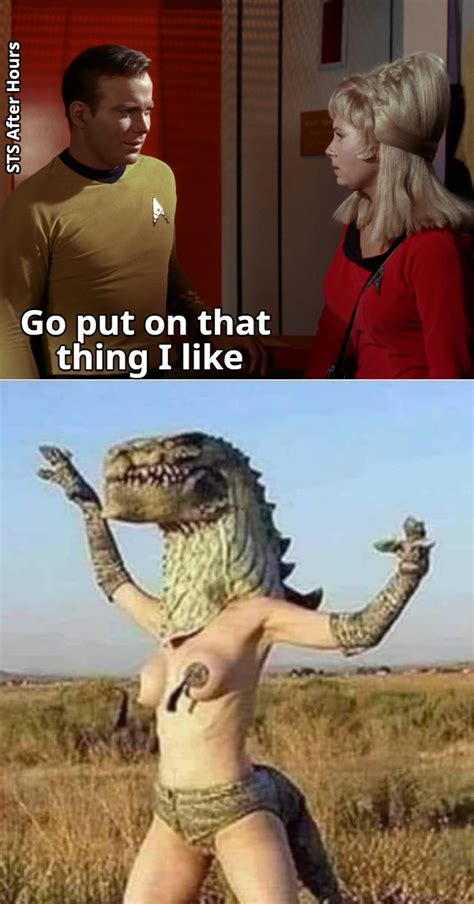 I thought Captain Kirk fought the Gorn not .... : r/memes