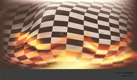 Checkered Race Flag. Vector & Photo (Free Trial) | Bigstock