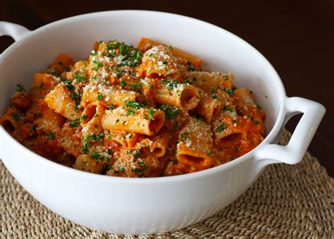 Rigatoni With Sausage and Parmesan Cheese Recipe