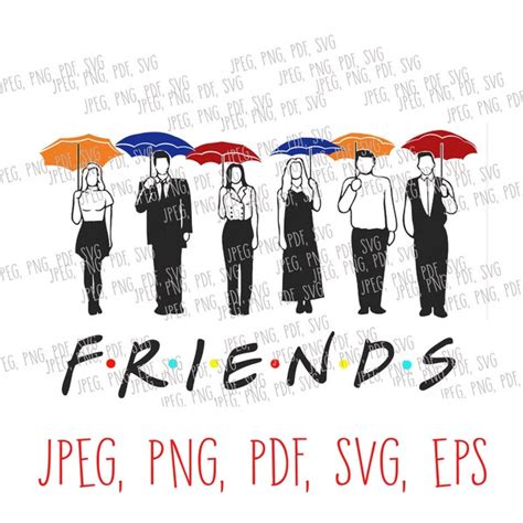 Friends Umbrella - Etsy