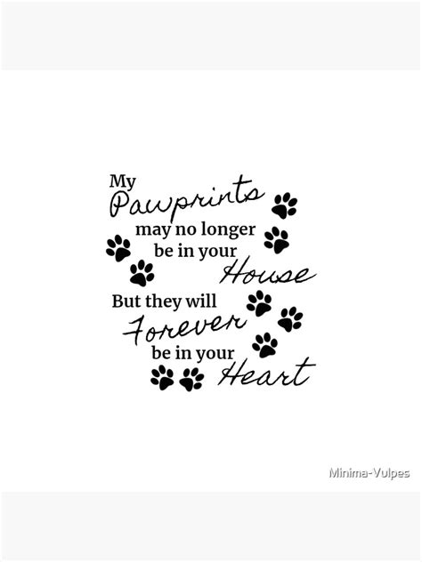 "Pet Memorial Remembrance Quote" Art Board Print for Sale by Minima ...