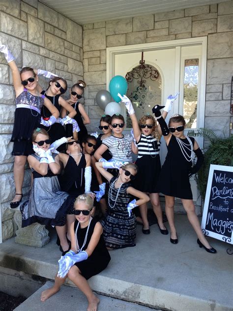 All the little "Holly Golightly" girls along with the Birthday Girl ...