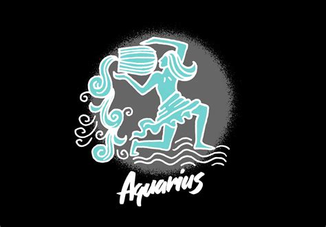 Aquarius Zodiac Symbol 142660 Vector Art at Vecteezy