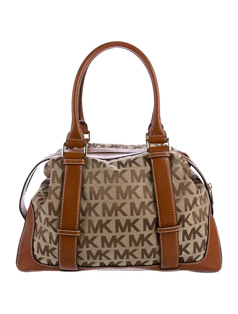 Michael Michael Kors Monogram Canvas Shoulder Bag - Handbags - WM522856 ...