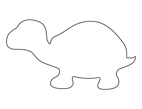 Turtle pattern. Use the printable outline for crafts, creating stencils… | Sewing Pillows ...