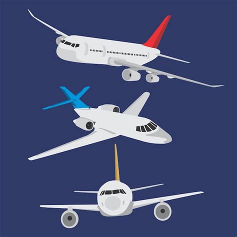 Premium Vector | Cartoon plane vector premium