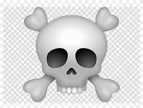 Skull Emoji Png Clipart Emoji Clip Art - Transparent Background Skull Emoji, Png Download ...