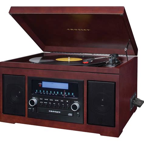 Crosley Radio Cannon Sound System with Turntable, CD CR2415A-MA