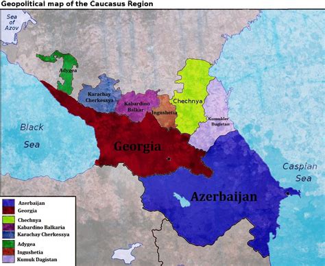 Kavkaz sila Caucasus Caucasian map Karta kavkaza caucas kafkaz qafqaz ...