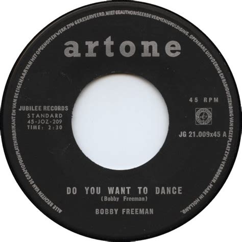 Bobby Freeman – Do You Want To Dance (1958, Vinyl) - Discogs