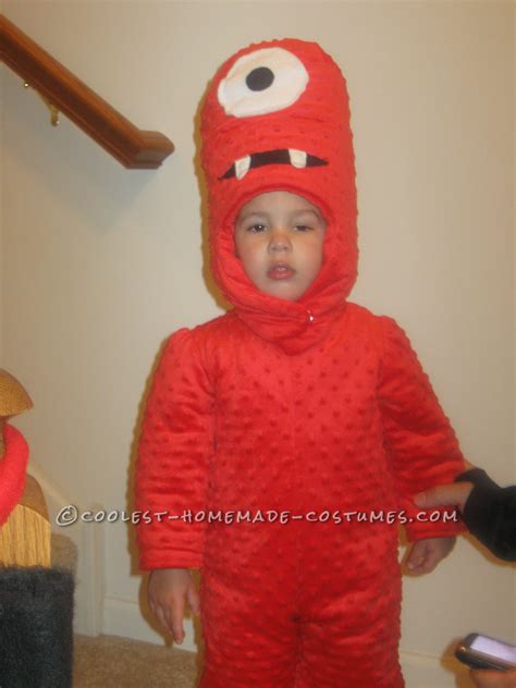 Cool Homemade Muno Toddler Costume from Yo Gabba Gabba