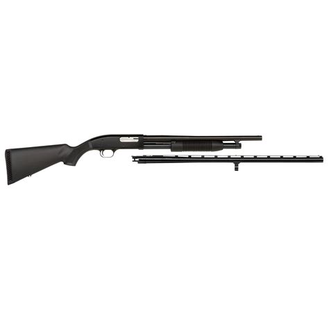 MOSSBERG MAVERICK 88 PUMP-ACTION SHOTGUN COMBO, 12 GAUGE, 18.5" BARREL CYLINDER BORE, 28" VENT ...