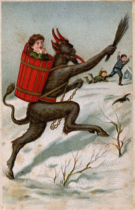 Krampus, Krampus card, Christmas season greetings