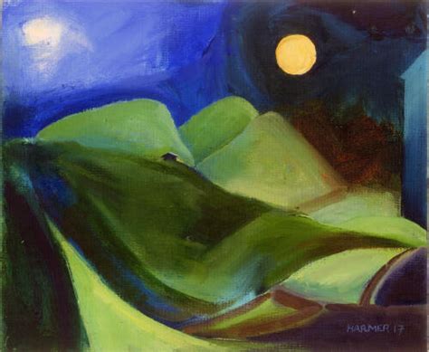 A Painting by Juliet Harmer - Shawl of Night