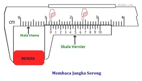 Ringkasan Materi Jangka Sorong Cara Membaca Dan Contoh Soal - Mobile Legends