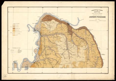 Jackson Purchase - Map of the Jackson Purchase showing land suitability, railroads, roads ...