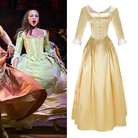 Cosplayflying - Buy Musical Rock Opera Hamilton Peggy the Schuyler Sisters Dress Cosplay Costume ...