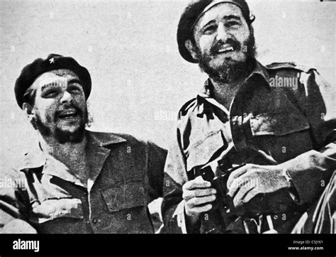 Che Guevara and Fidel Castro Stock Photo - Alamy