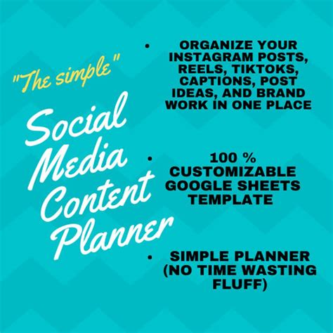 Full-time Social Media Content Planner Template Content Creator Planner, Content Creator ...