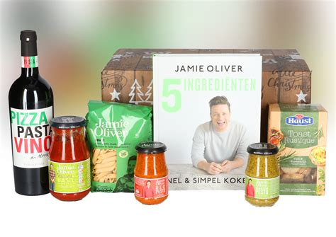 Kerstpakket Jamie Oliver met 5 ingredienten - Jamie Oliver boek - Boeken (kook en diversen ...