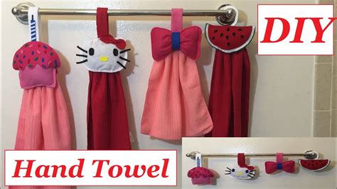 DIY Kitchen Hand Towel or Bathroom Hand Towel Ideas Cute and Easy to make #28 - YouTube