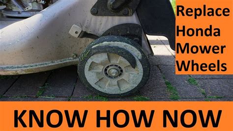 Replace Honda Mower Wheels Front and Rear | Robot Maniak