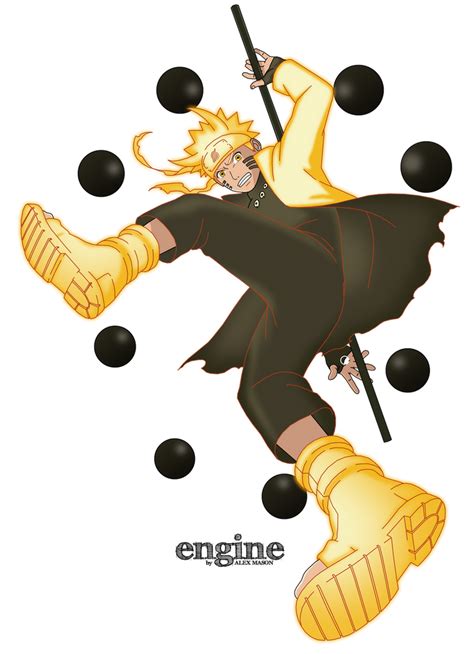 Naruto (Sage of the Six Paths Mode) by MasonENGINE on DeviantArt