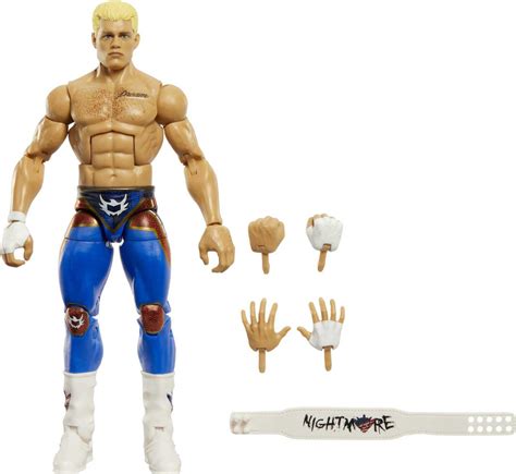 WWE Action Figures, WWE Elite Cody Rhodes Figure with Accessories ...