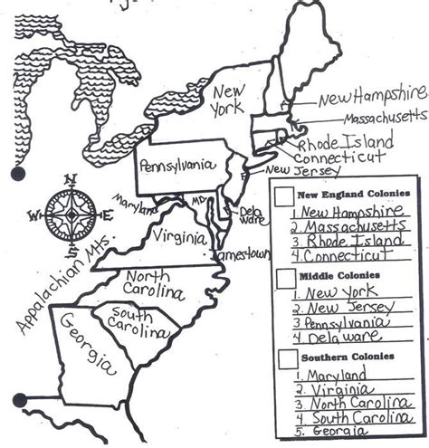 Free Coloring Pages New England Map