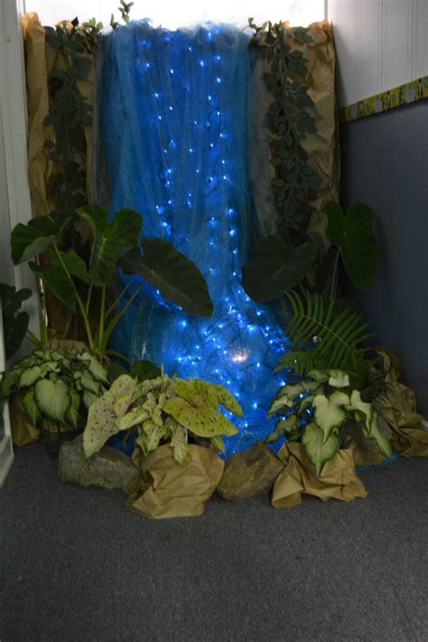 diy waterfall decoration - Google Search in 2020 | Jungle decorations, Waterfall decoration ...