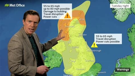 Exact time Storm Jocelyn Scotland warnings start as wind and rain alerts cover country - Daily ...