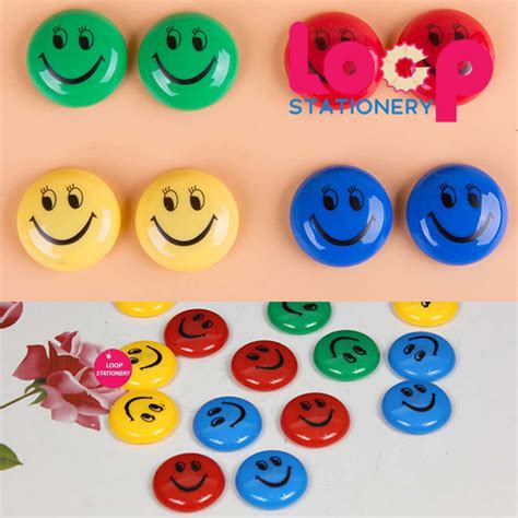 Smile Magnet Button Magnetic Whiteboard