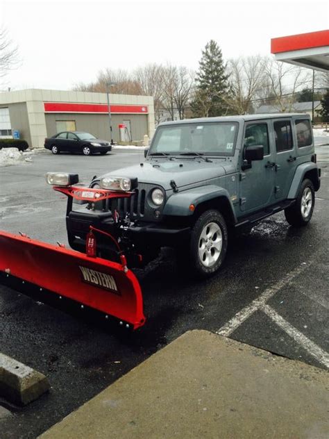 Aftermarket front bumper for my 2014 Jeep Wrangler w/ Western plow | The largest community for ...