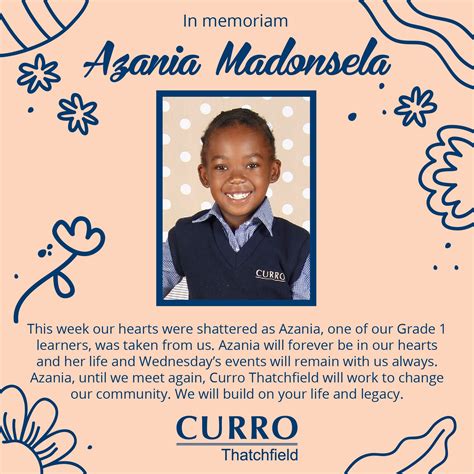 Condolences and messages of support stream in for Grade 1 learner killed in school parking lot ...