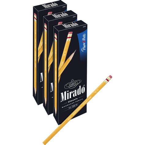 Paper Mate Mirado Classic Pencils with Eraser | OfficeSupply.com