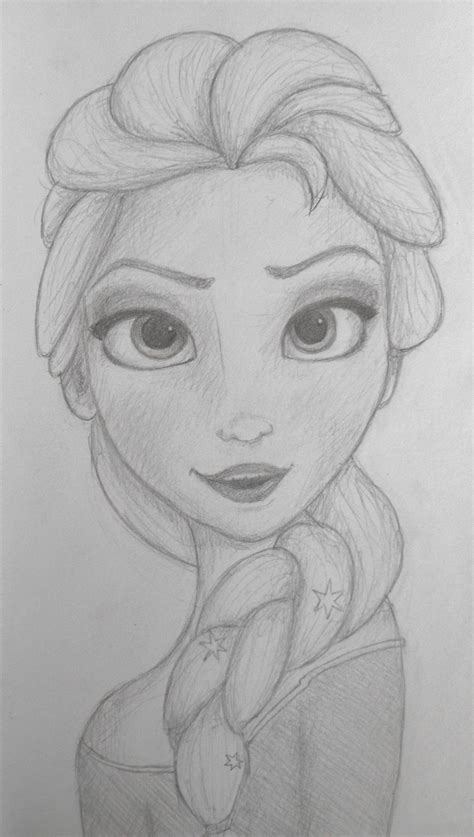 Frozen Elsa Drawing - Viewing Gallery | Disney drawings sketches, Girly ...