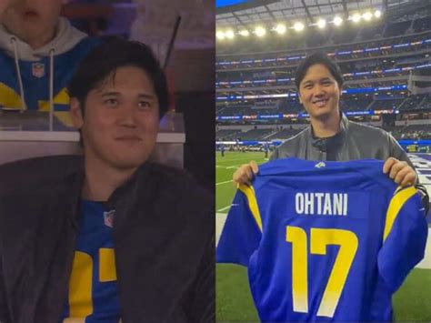 WATCH: $700 million star Shohei Ohtani attends NFL game in Los Angeles, receives personalized ...