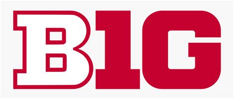 Big Ten Logo In Ohio State Colors Indiana - Rutgers Big 10 Logo , Free ...