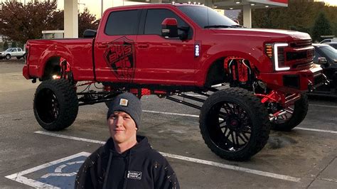 This 19 Year Old has a HUGE 20" LIFTED Ford F250 on 42's ($150,000 ...