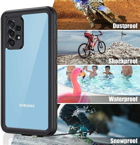 meritcase-Samsung Galaxy A52 / A52 5G Case Waterproof with Built-in Screen Protector, IP68 ...