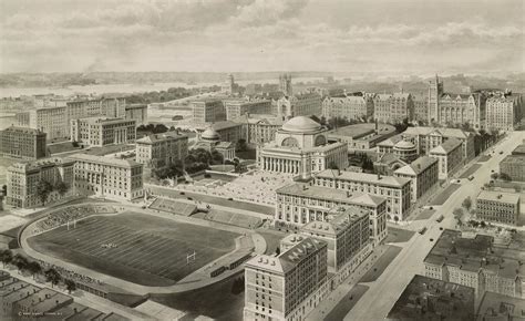 Columbia University from Above - NYC in 1922