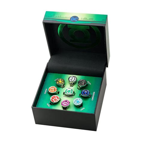 Green Lantern Collector All Lantern Corps Ring Set