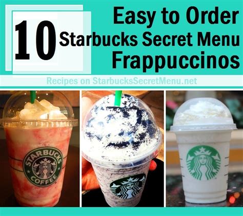 Secret Menu From Starbucks | Trusper