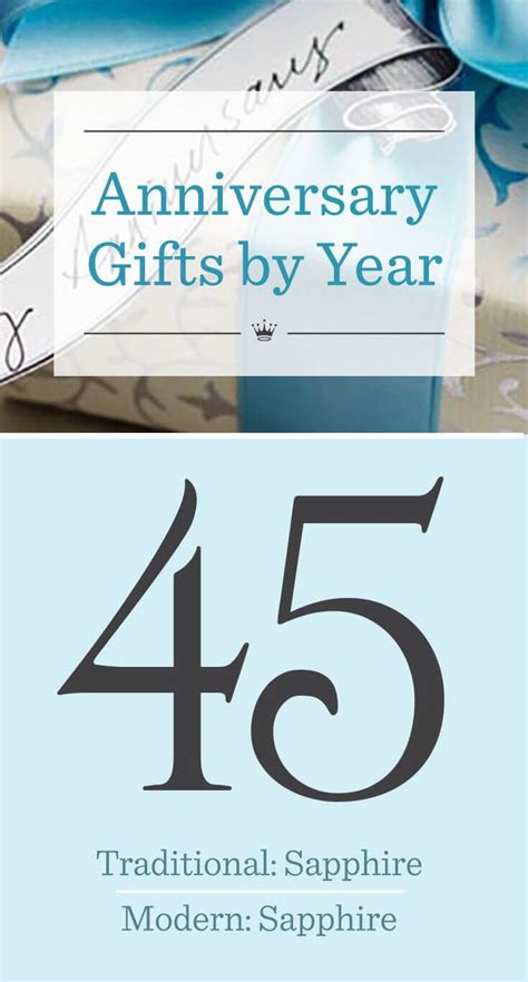 45th wedding anniversary gift ideas | 45th wedding anniversary gifts ...